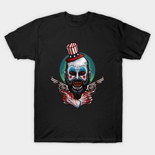 Captain Spaulding Holding Gun T-Shirt